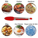 Pinças de Silicone Antiderrapante